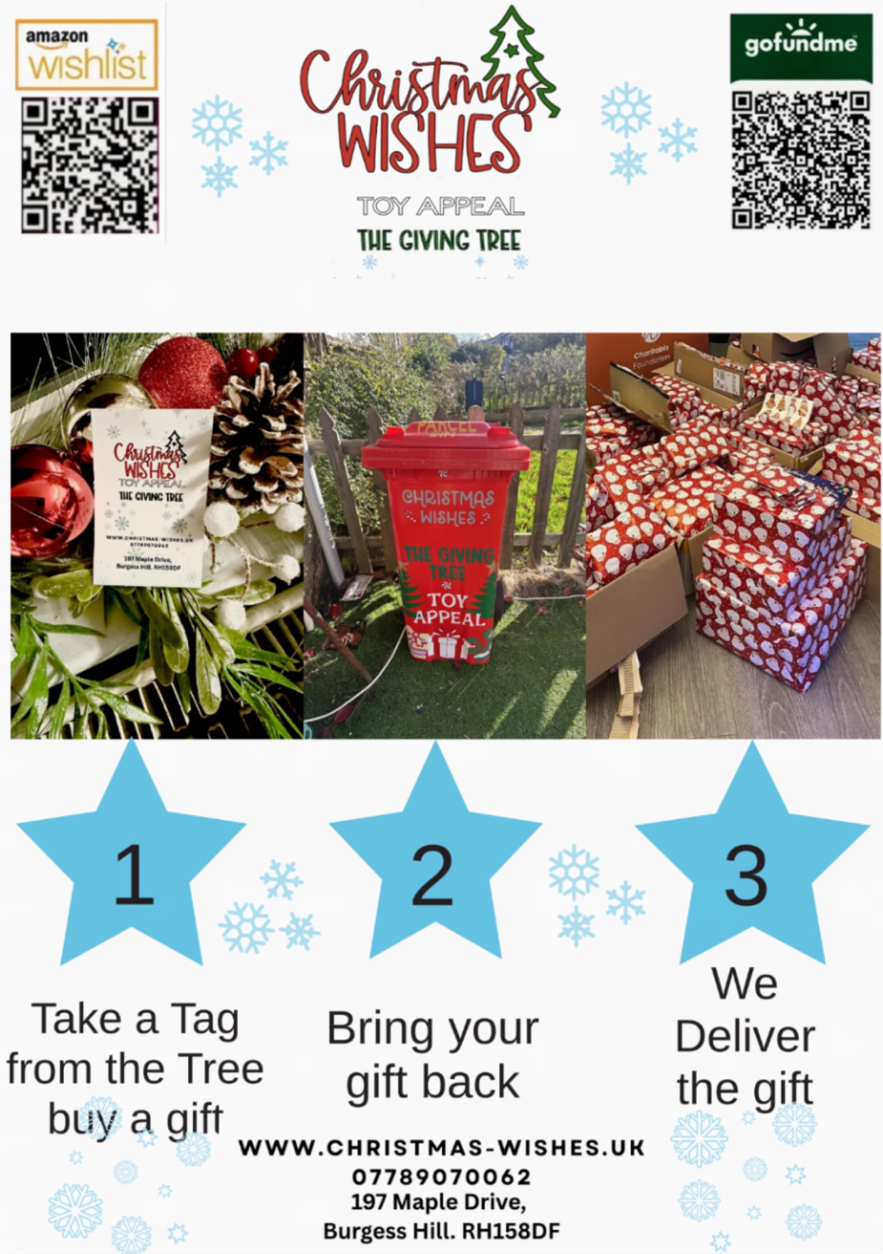 Christmas Wishes appeal in action