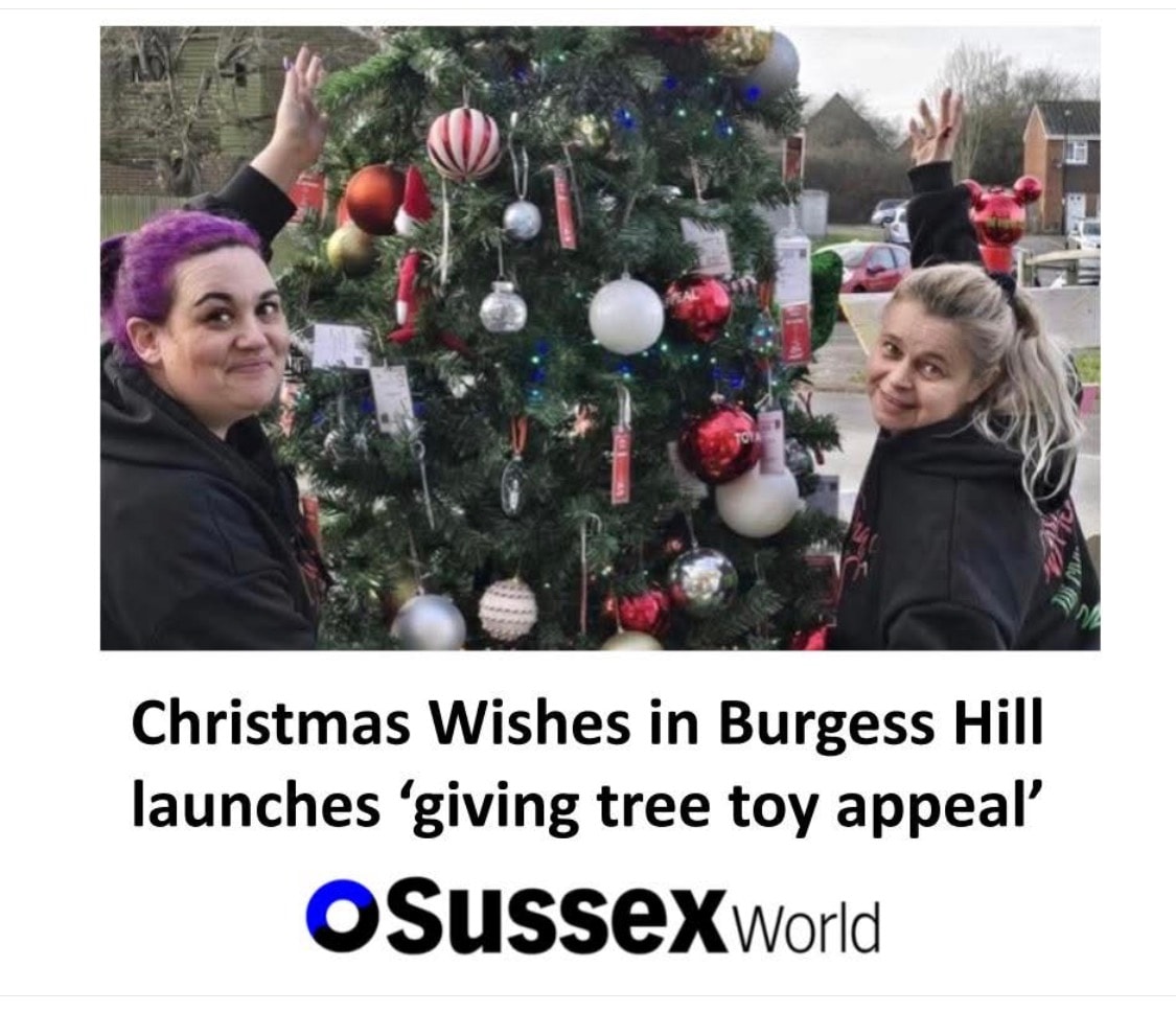 Christmas Wishes volunteers and families