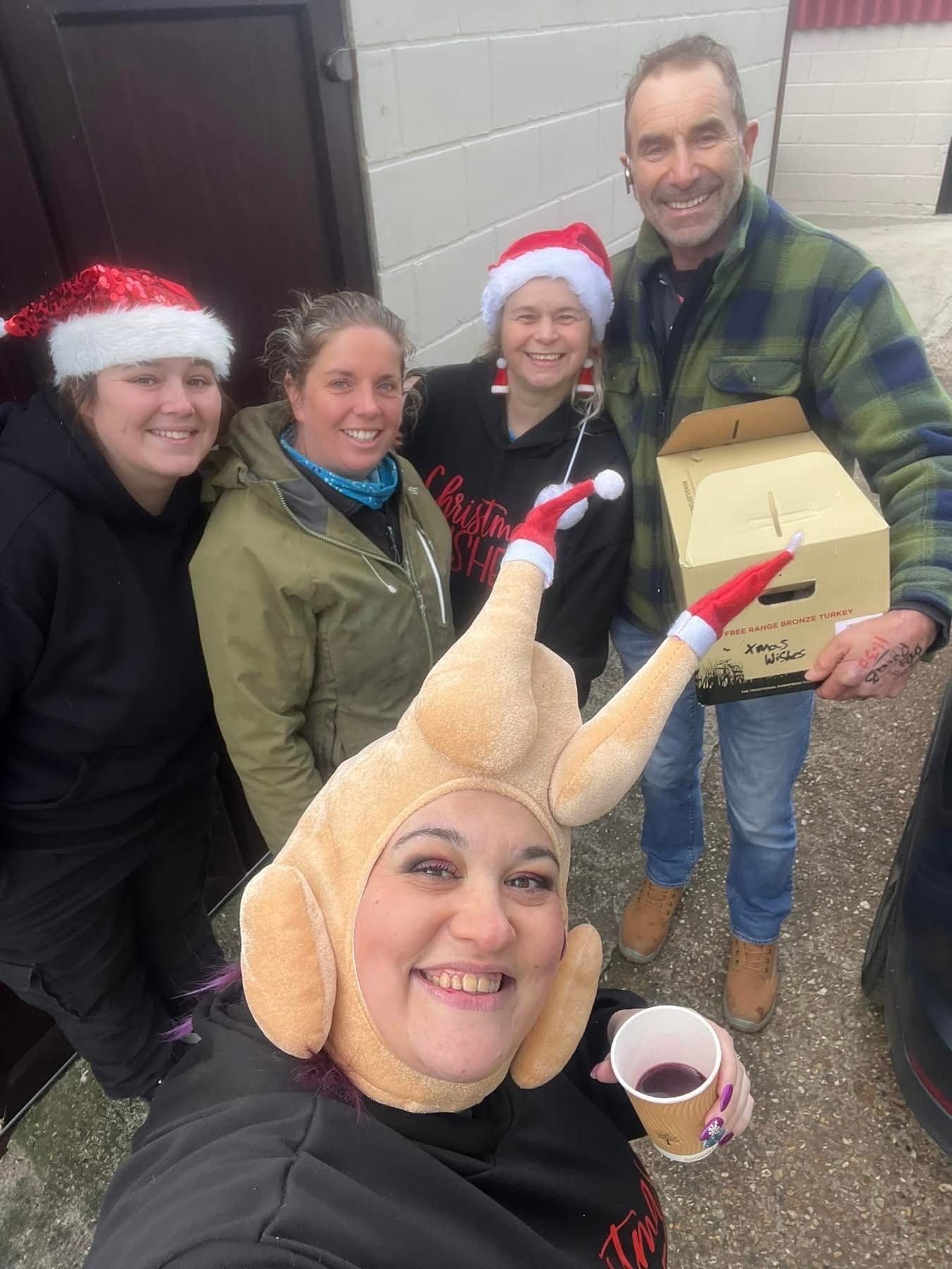 Christmas Wishes volunteers at work